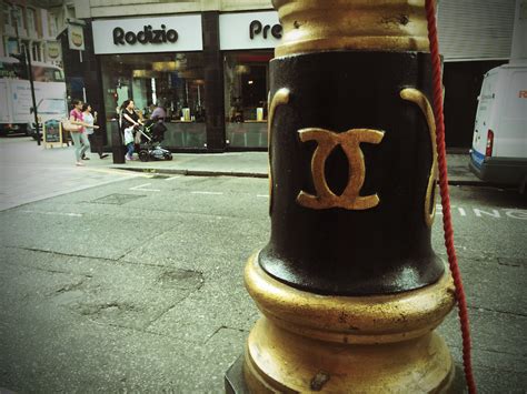 coco chanel london lamp post|coco chanel logo london.